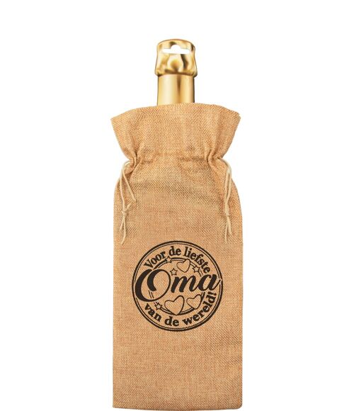 Bottle gift bag - Oma