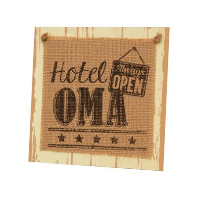 Wooden sign - Oma