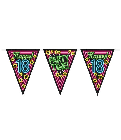 Neon party flags - 18