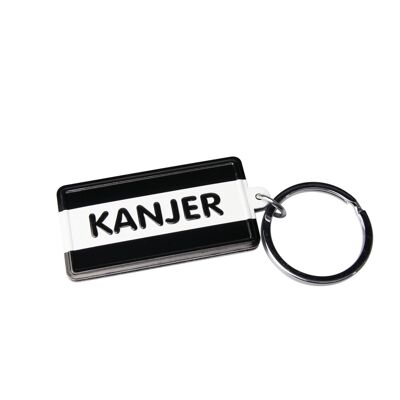 Black & White keyring - Kanjer