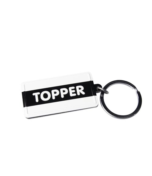 Black & White keyring - Topper