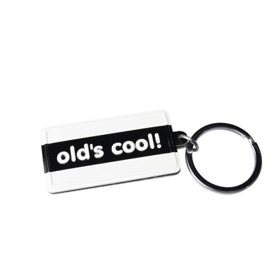 Black & White keyring - Old's cool