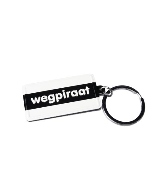 Black & White keyring - Wegpiraat