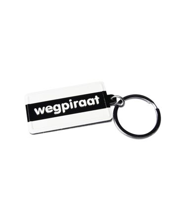 Porte-clés Noir & Blanc - Wegpiraat