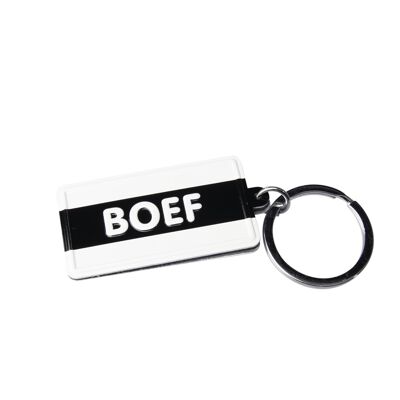 Porte-clés Noir & Blanc - Boef