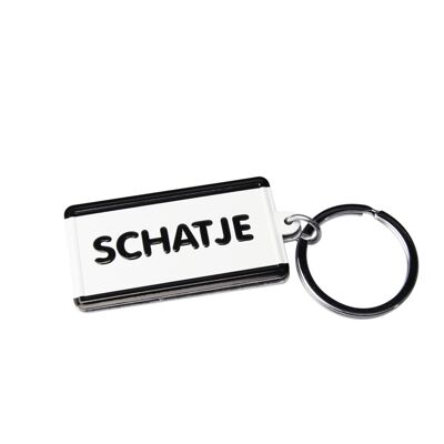 Porte-clés Noir & Blanc - Schatje