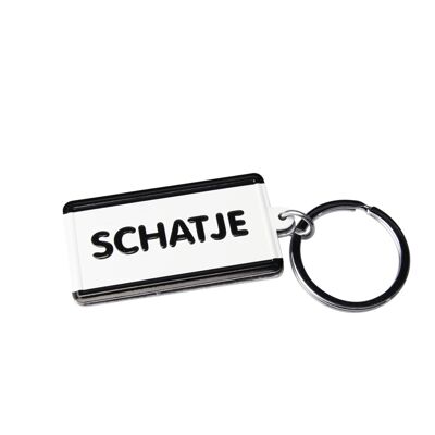 Black & White keyring - Schatje