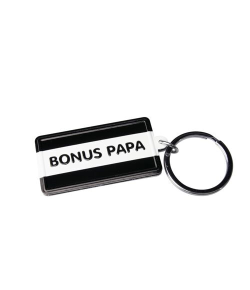 Black & White keyring - Bonus papa