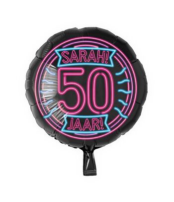 Ballon Foil Néon - Sarah 50