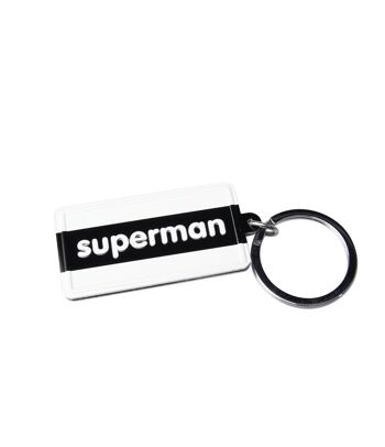 Porte-clés Noir & Blanc - Superman