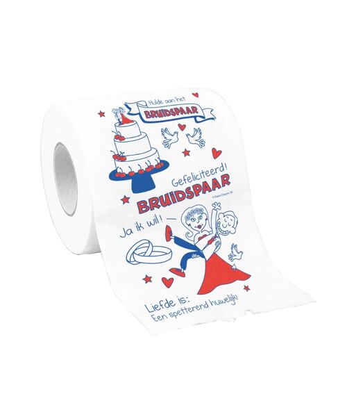 Toiletpapier - Bruidspaar