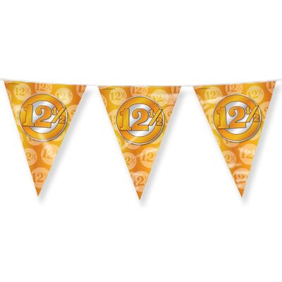 Party Flags foil - 12,5 jaar getrouwd