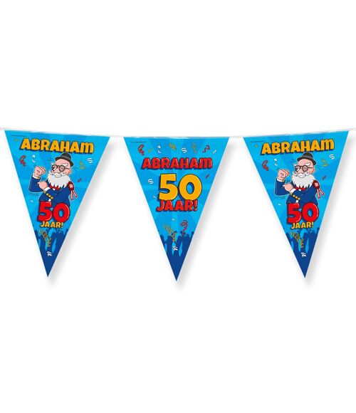 Party Vlaggen - Abraham cartoon