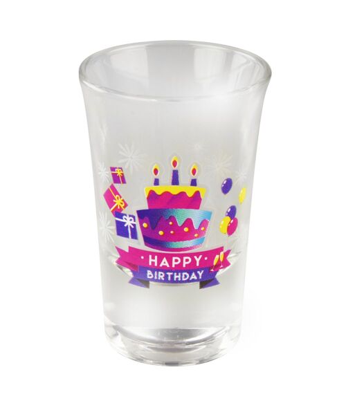 Happy shot glasses - Happy birthday