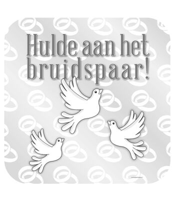 Huldeschild - Hulde aan het Bruidspaar