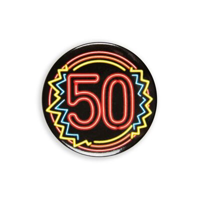 Neon button - 50