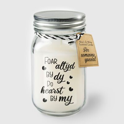 Black & White scented candles - Foar altyd by dy