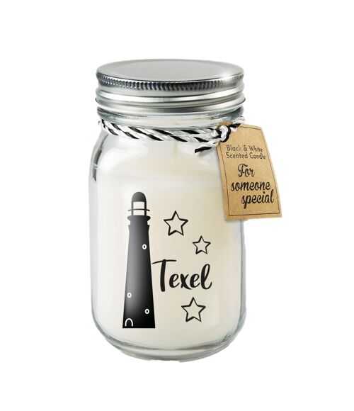 Black & White scented candles - Texel