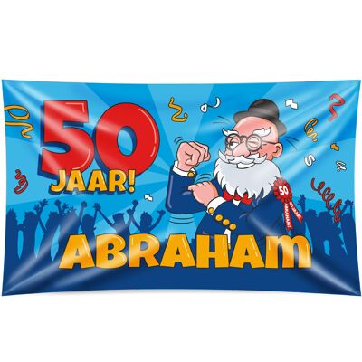 Gevel vlag - Abraham Cartoon