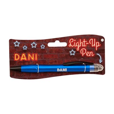 Bolígrafo iluminado - Dani