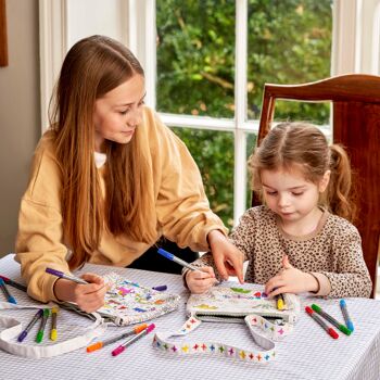 Artisanat DIY pour enfants – Activité créative de couleurs – Sac à bandoulière papillon 2