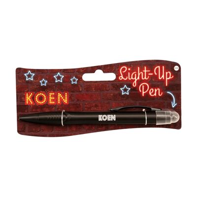 Bolígrafo iluminado - Koen