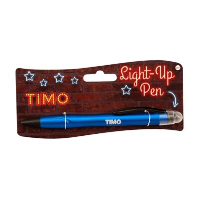 Bolígrafo iluminado - Timo