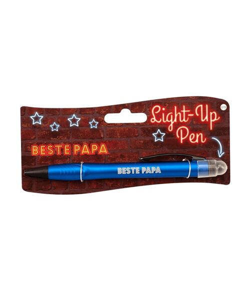 Light up pen - Beste papa