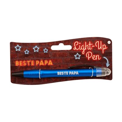 Light up pen - Beste papa