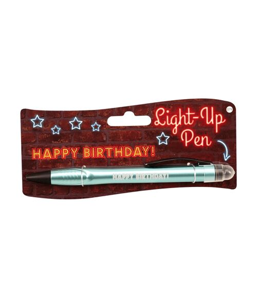 Light up pen - Happy birthday