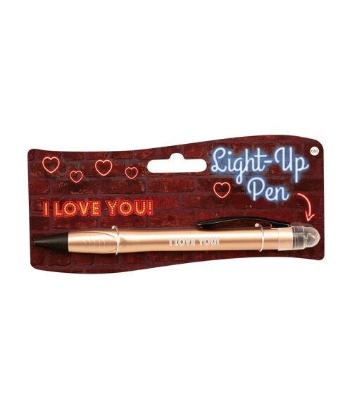Light up pen - I love you