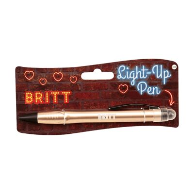 Bolígrafo iluminado - Britt
