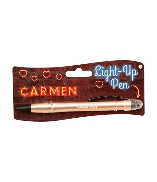 Light up pen - Carmen