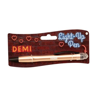 Bolígrafo iluminado - Demi