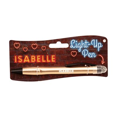 Bolígrafo iluminado - Isabelle