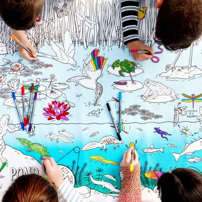 Color In Nature & Wildlife Tovaglia in cotone Regalo creativo per bambini
