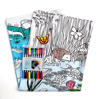 Nappe en coton Color In Nature & Wildlife Cadeau créatif pour enfants 5