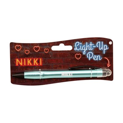 Bolígrafo iluminado - Nikki