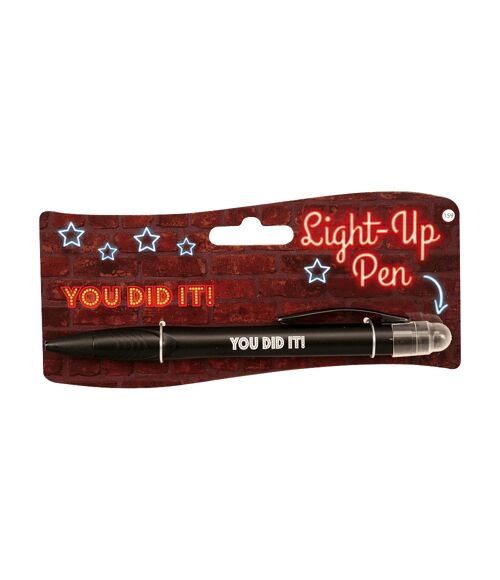 Light up pen - You did it !