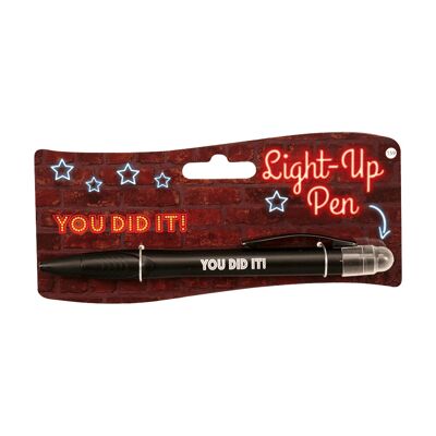 Light up pen - ¡Lo hiciste!