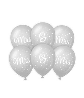 Ballons de mariage - Mme & Mme.