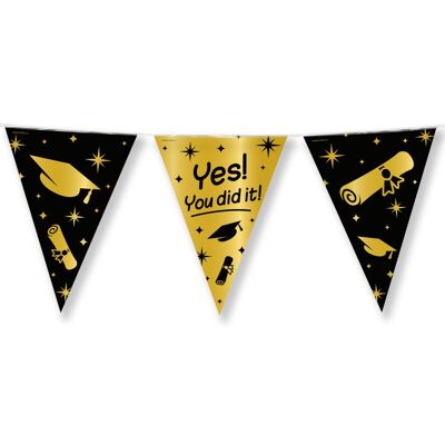 Party Flags foil - You did it!