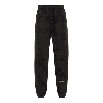 Galiente black tone in tone printed sweatpants