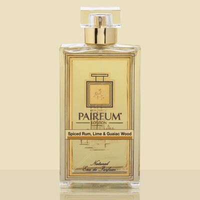 Eau de Parfum: Spiced Rum, Lime & Guaiac Wood - Natural - Intense - 100ml