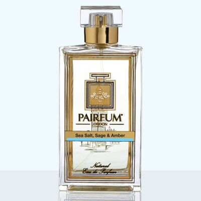 Eau de Parfum: Sea Salt, Sage & Amber - Natural - Intense - 100ml