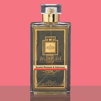 Eau de Parfum: Scarlet Rhubarb & Oakmoss - Natural - Intense - 100ml