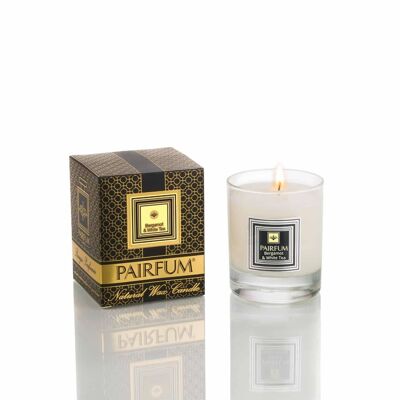 Perfumed Candle - Natural Soy & Flower Wax - Bergamot & White Tea