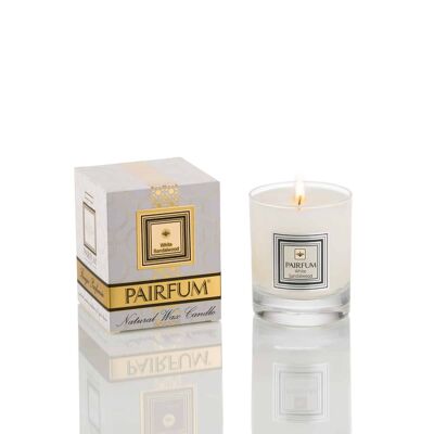 Perfumed Candle - Natural Soy & Flower Wax - White Sandalwood