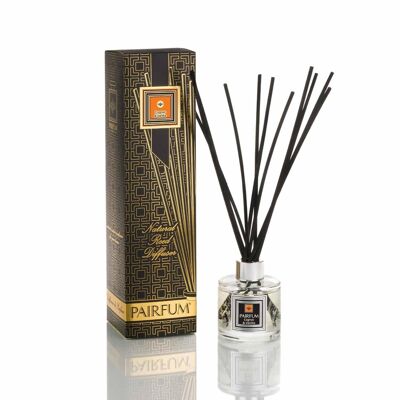Reed Diffuser - Natural & Long Lasting - Tower Shape - Classic Size - Cognac & Vanilla