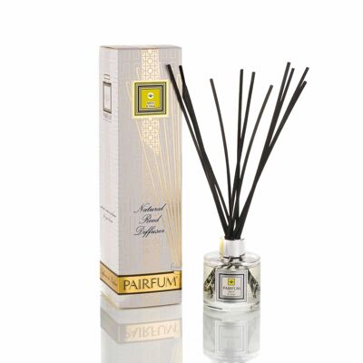 Reed Diffuser - Natural & Long Lasting - Tower Shape - Classic Size - Neroli & Olive